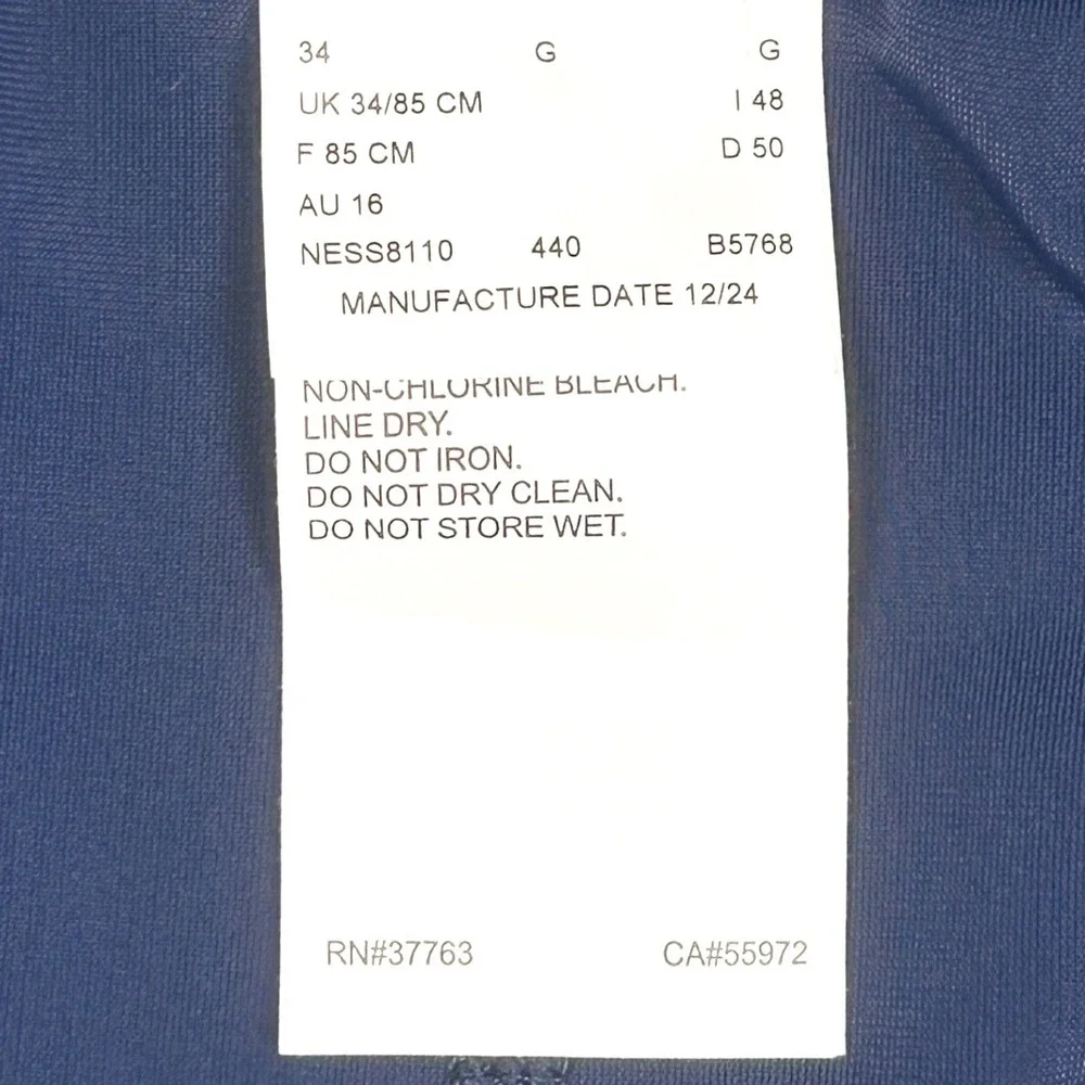 Nike Mens 34 Swim Jammer Navy Blue Performance Competitive Swimsuit NESS8110 NEW